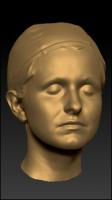 Female 3D head scan # 59