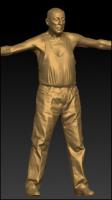 Full body 3D scan of clothed Stephan