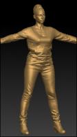Full body 3D scan of clothed Iveta