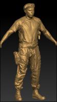 Full body 3D scan of clothed Ivan