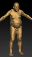 Full body 3D scan of nude Vratislav