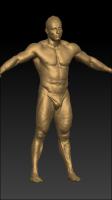 Full body 3D scan of underwear Terrence