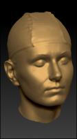 Debbie head 3D scan