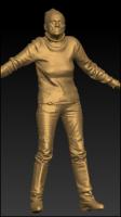Full body 3D scan of clothed Libuse