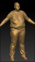 Full body 3D scan of clothed Alice