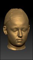 Female 3D head scan # 75
